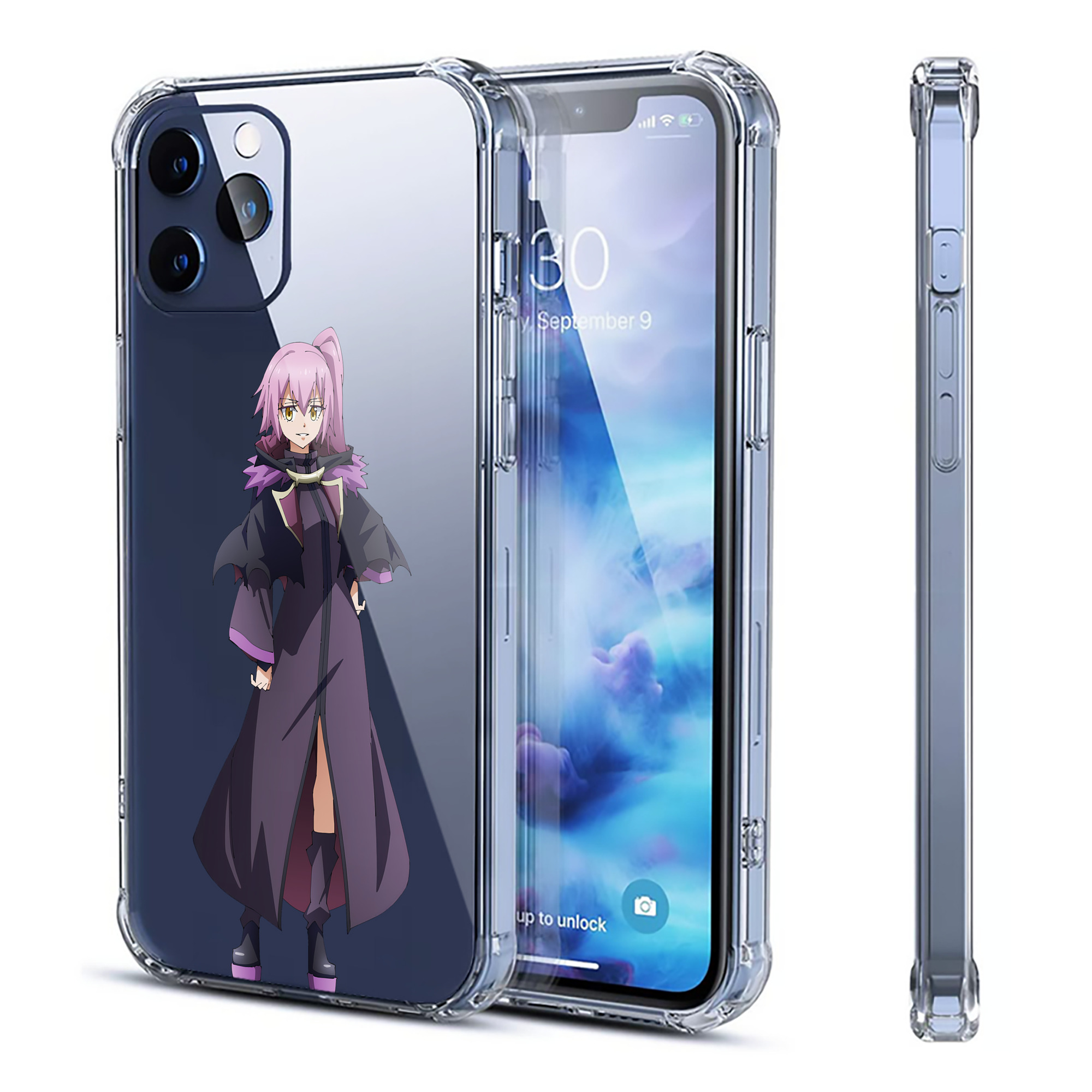 （画像用） 転スラ Regarding Reincarnated to Slime 【iPhone 12シリーズ対応】透明スマホケース（クリアソフトケース）